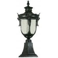 Lighting Inspiration-Wellington Pillar Mount-Medium / Large-Antique Black
